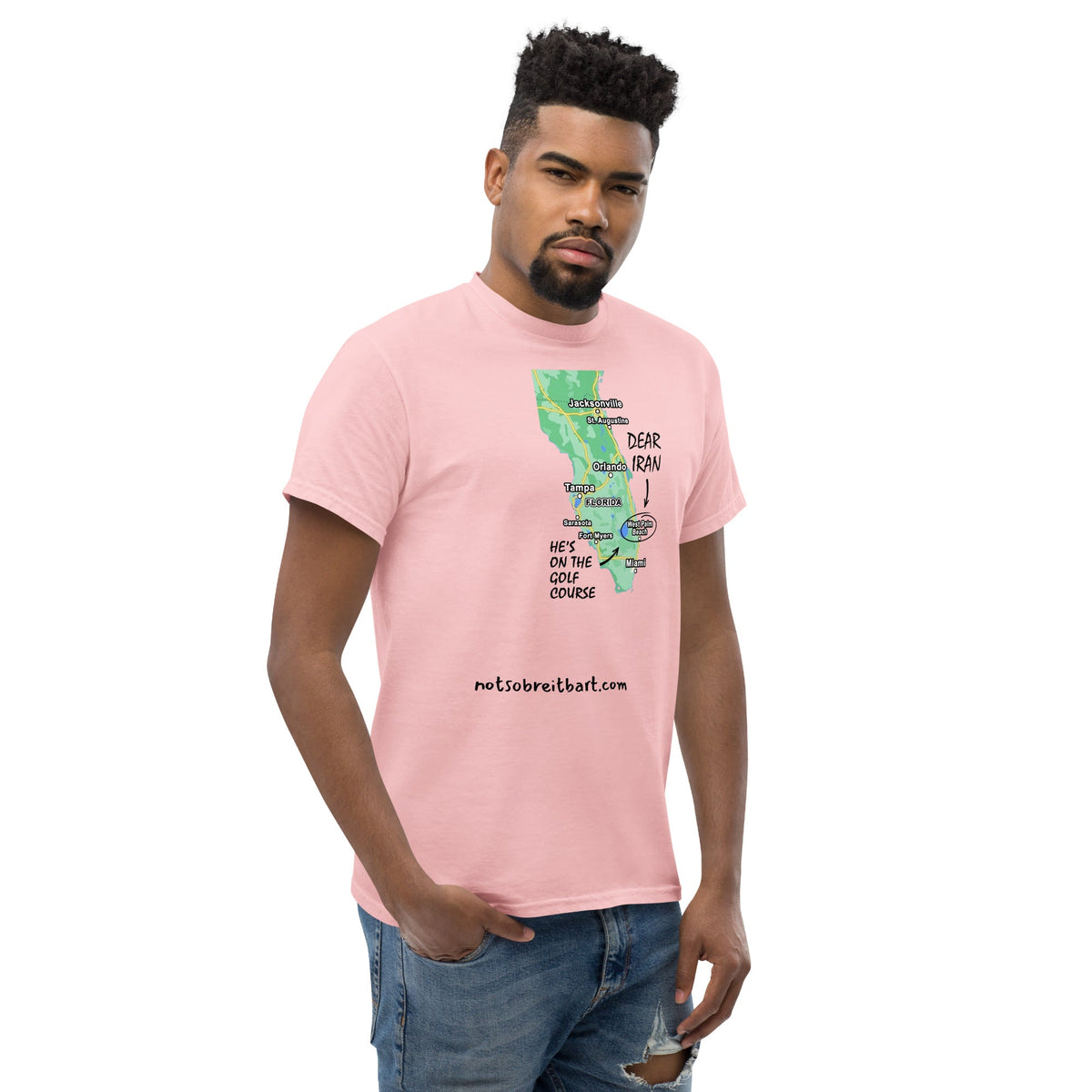 Dear Iran/Golf Course Unisex T notsobreitbart.com
