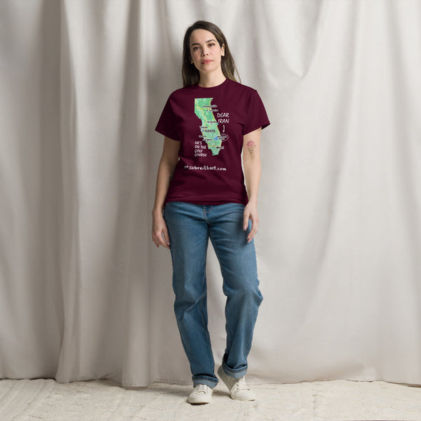 Iran/Golf Course Unisex classic tee notsobreitbart.com