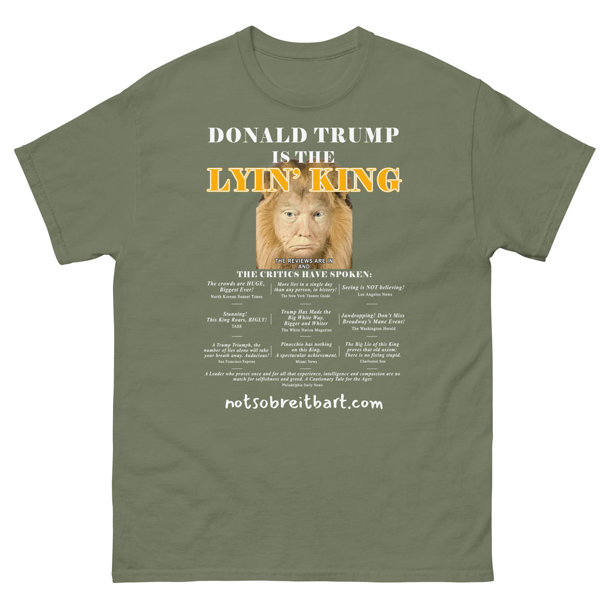Lyin' King Unisex classic tee notsobreitbart.com