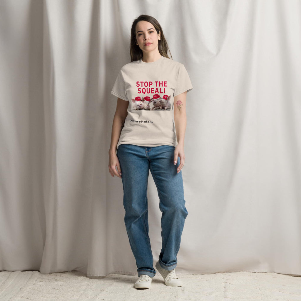 Stop the Squeal Unisex classic tee notsobreitbart.com