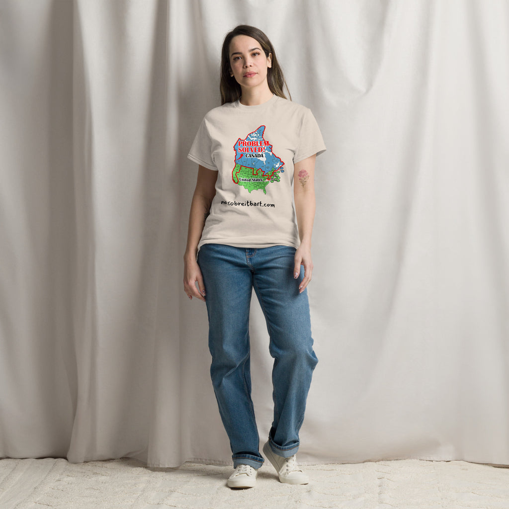 Trump Problem Solved.  Blue States Secede to Canada Unisex classic tee notsobreitbart.com