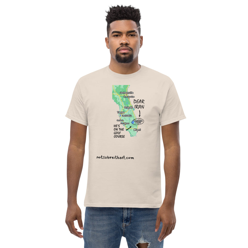 Dear Iran/Golf Course Unisex T notsobreitbart.com