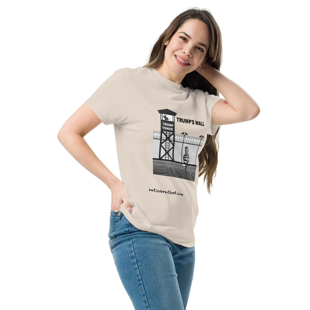 Trump's New Residence, Trump's Wall, Trump Tower, Unisex classic tee notsobreitbart.com