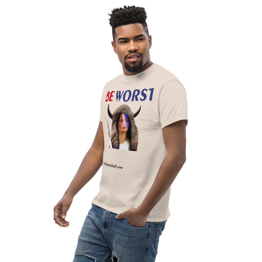 BE WORST Men's (standard/unisex)  classic tee notsobreitbart.com