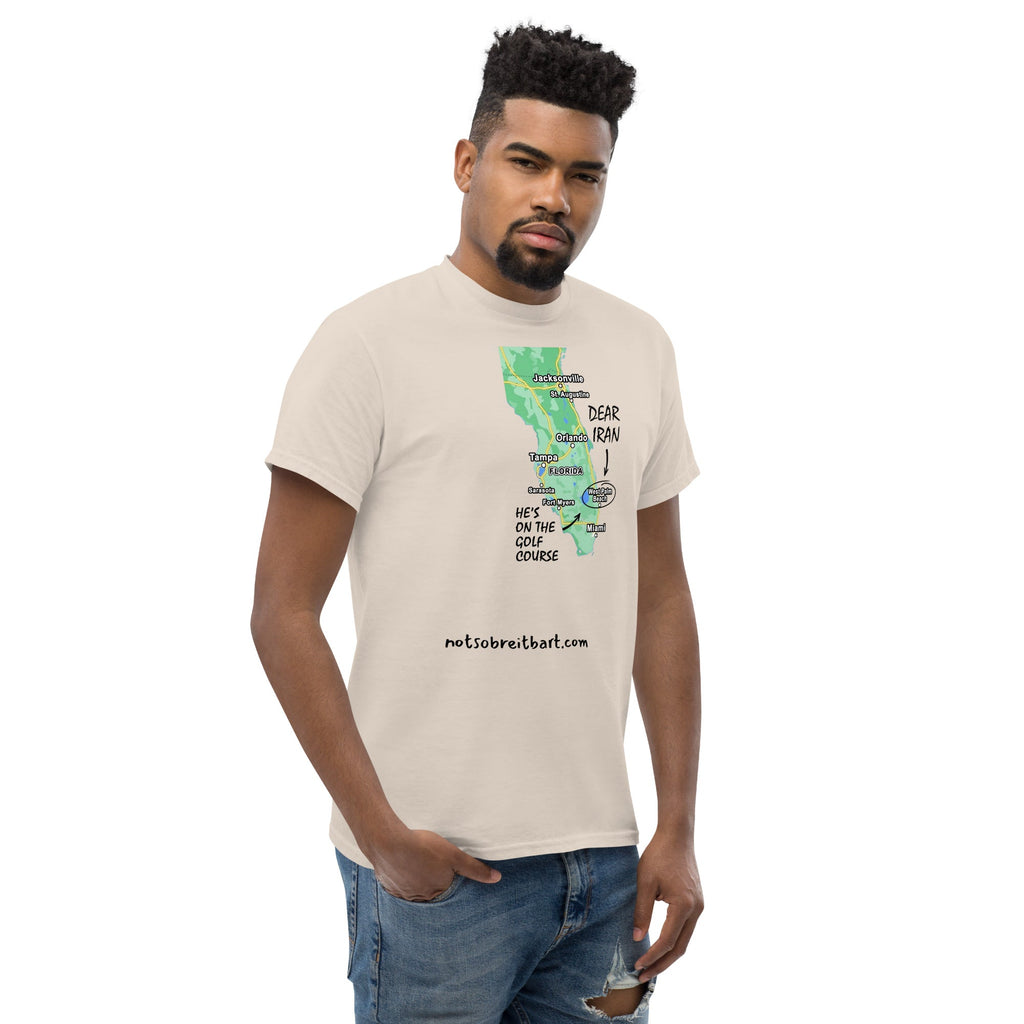Dear Iran/Golf Course Unisex T notsobreitbart.com