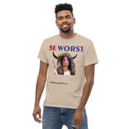 BE WORST Men's (standard/unisex)  classic tee notsobreitbart.com