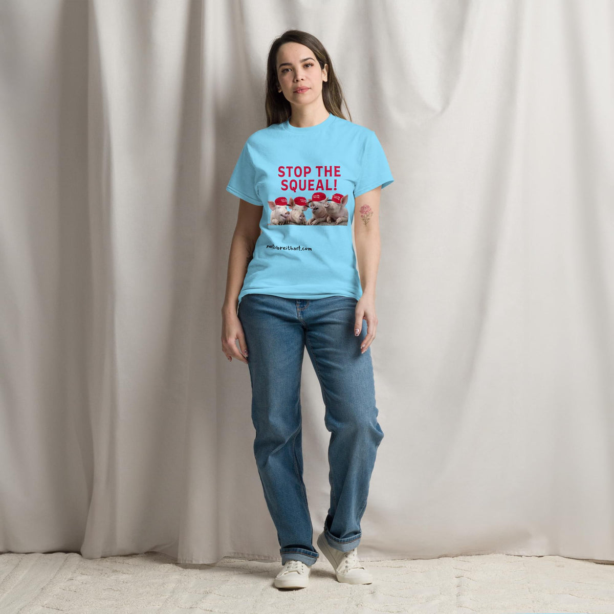 Stop the Squeal Unisex classic tee notsobreitbart.com