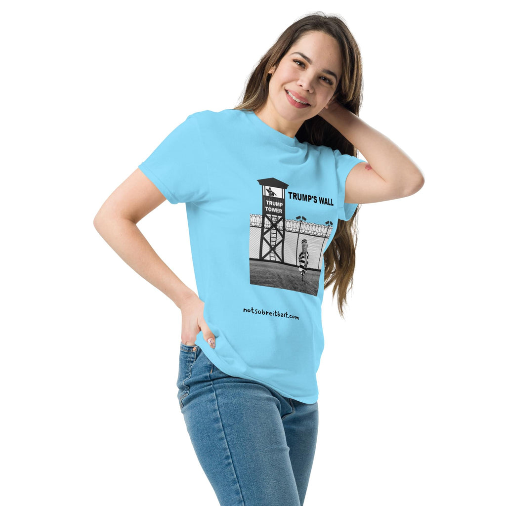 Trump's New Residence, Trump's Wall, Trump Tower, Unisex classic tee notsobreitbart.com