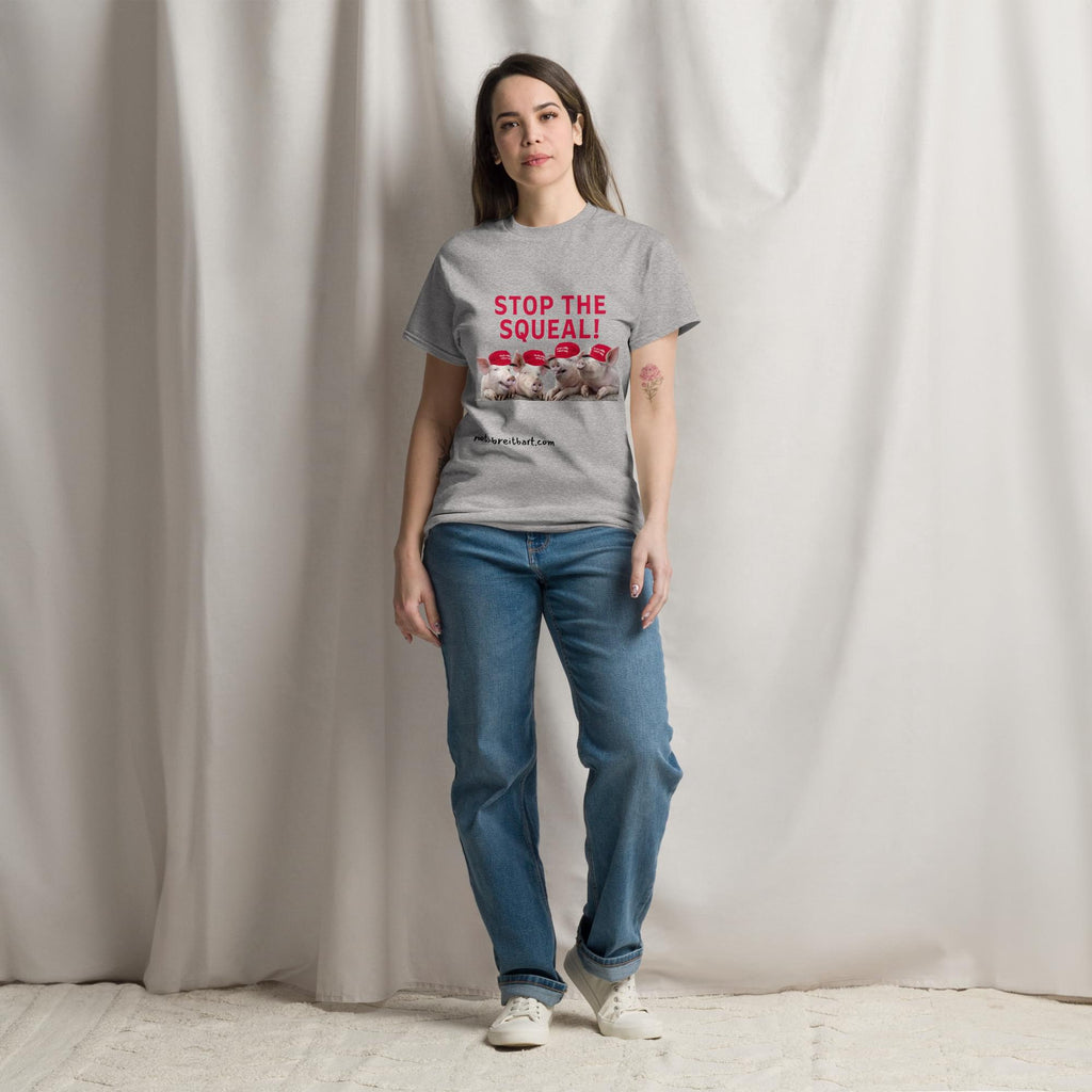Stop the Squeal Unisex classic tee notsobreitbart.com