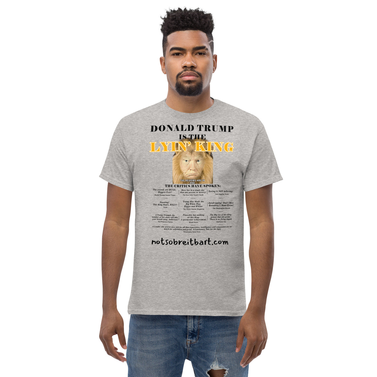 LYIN' KING Unisex classic tee notsobreitbart.com