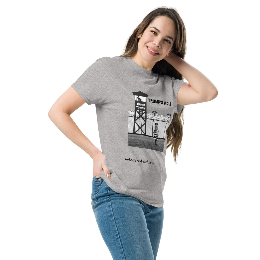 Trump's New Residence, Trump's Wall, Trump Tower, Unisex classic tee notsobreitbart.com