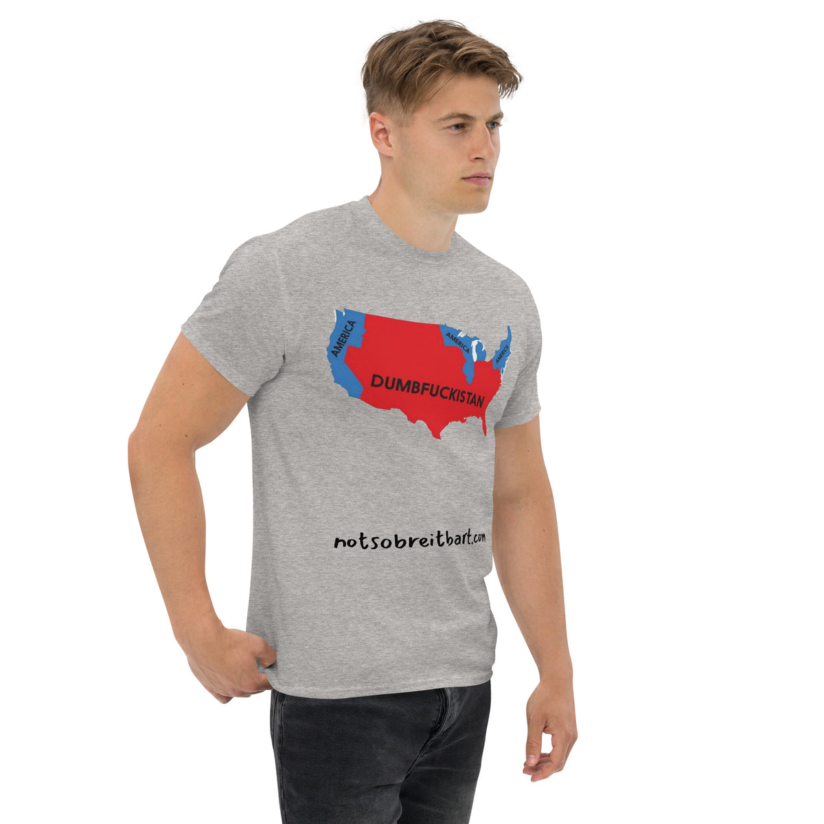Trump's America:  Dumbfuckistan Unisex classic tee notsobreitbart.com