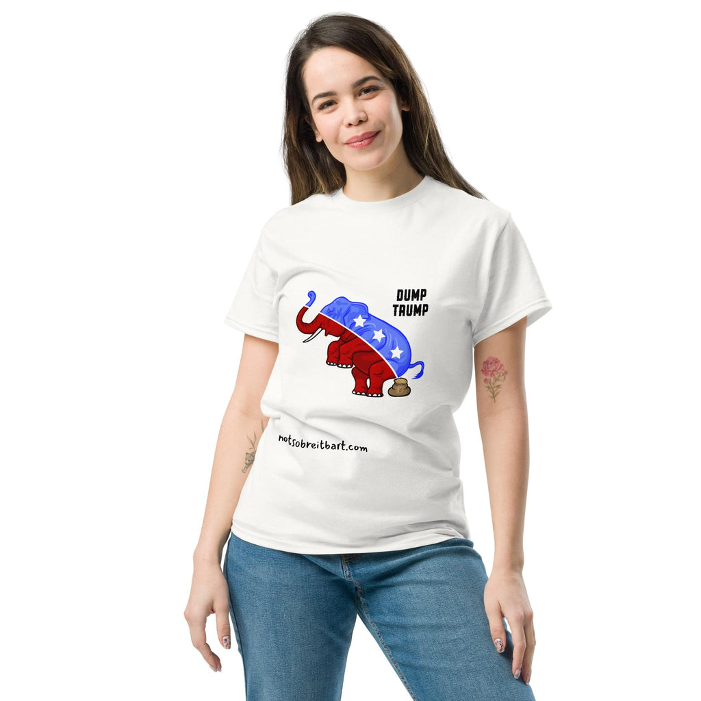 DUMP Trump Unisex classic tee notsobreitbart.com