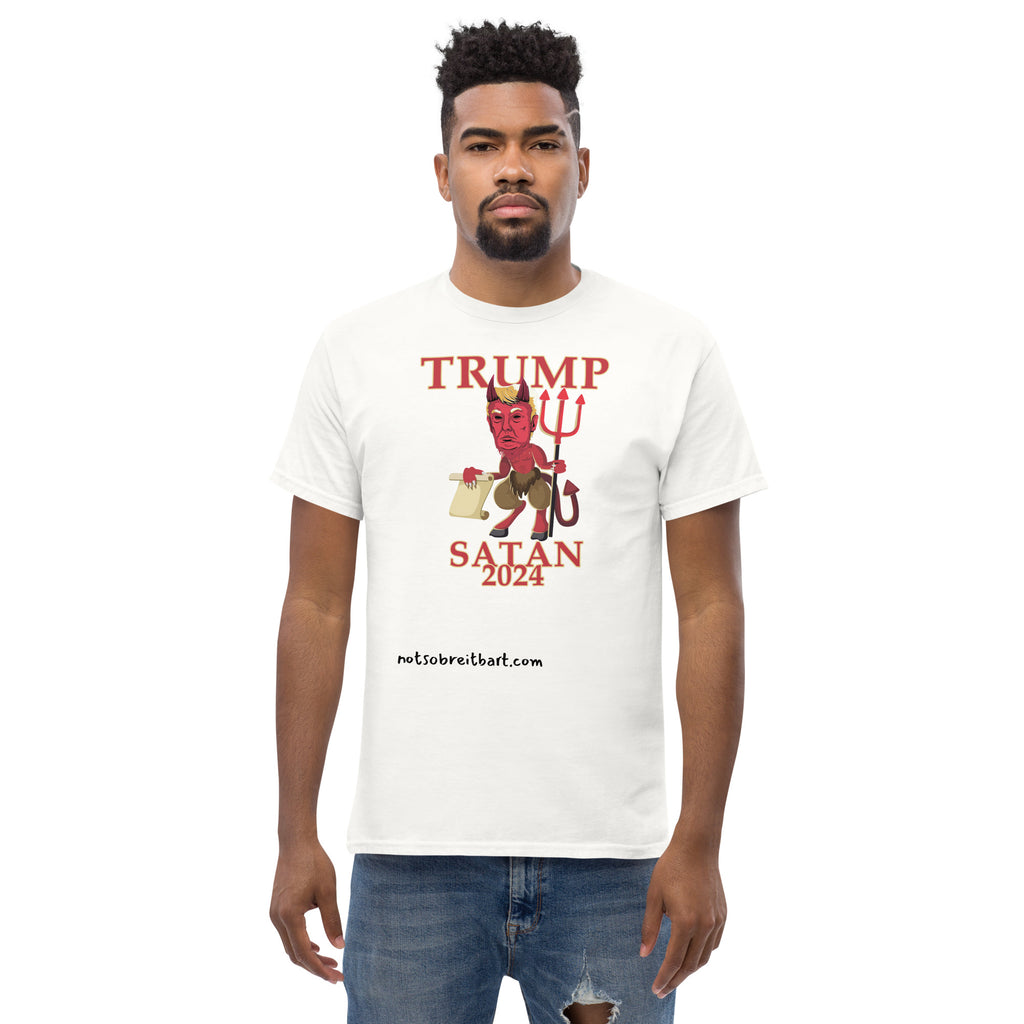 Trump Satan w/horns Unisex classic tee notsobreitbart.com