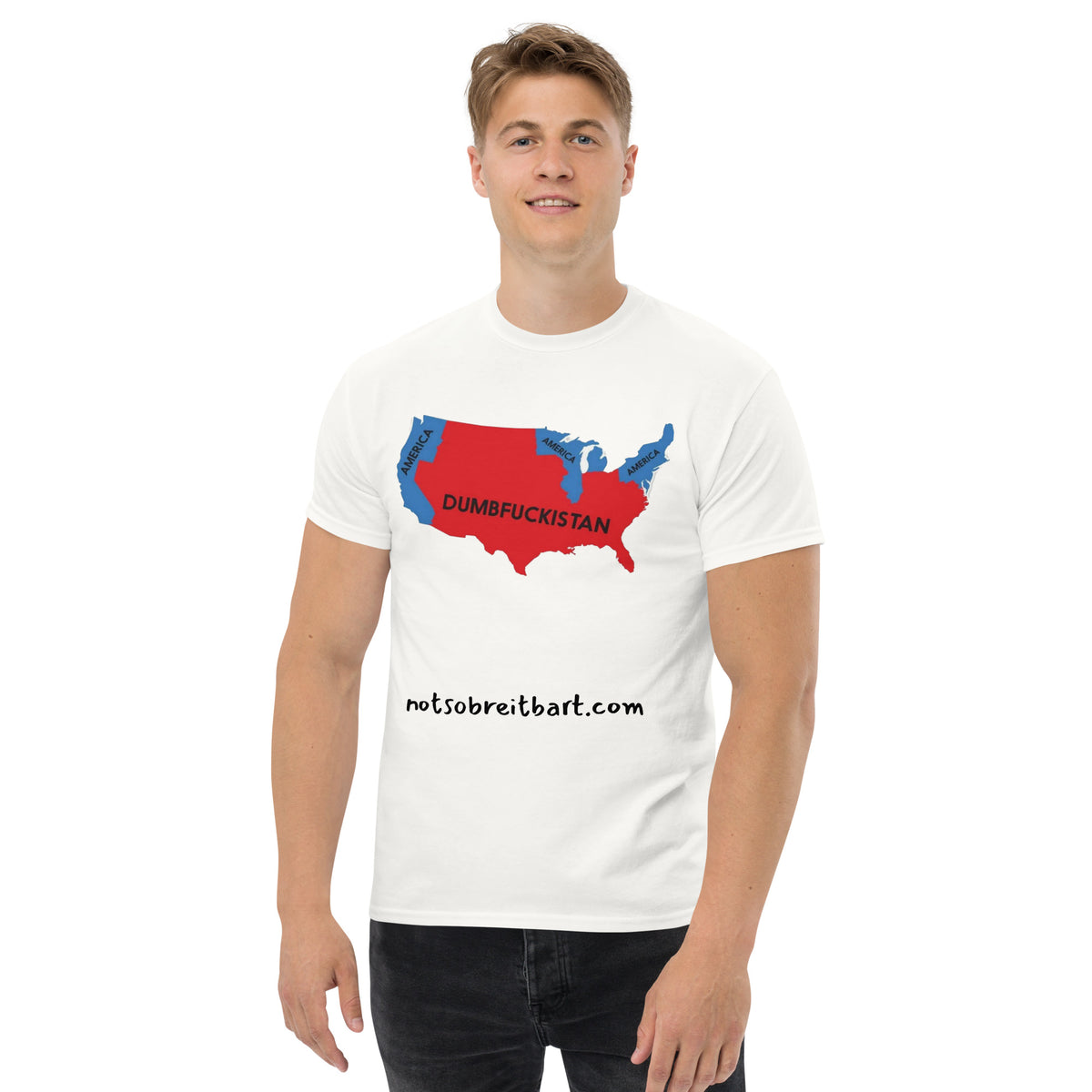 Trump's America:  Dumbfuckistan Unisex classic tee notsobreitbart.com