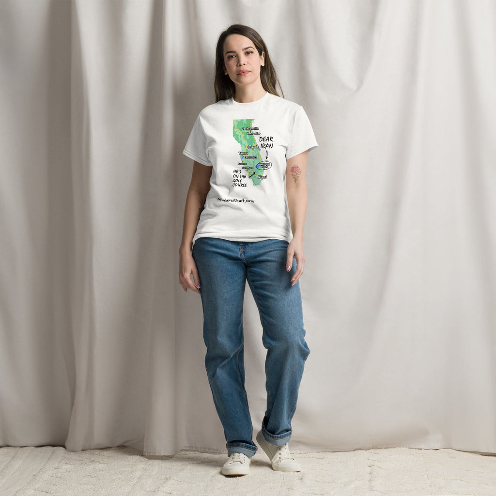 Iran/Golf Course Unisex classic tee notsobreitbart.com
