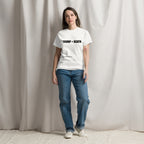 Trump = Death (horizontal) Unisex classic tee. Trump's policies kill. notsobreitbart.com