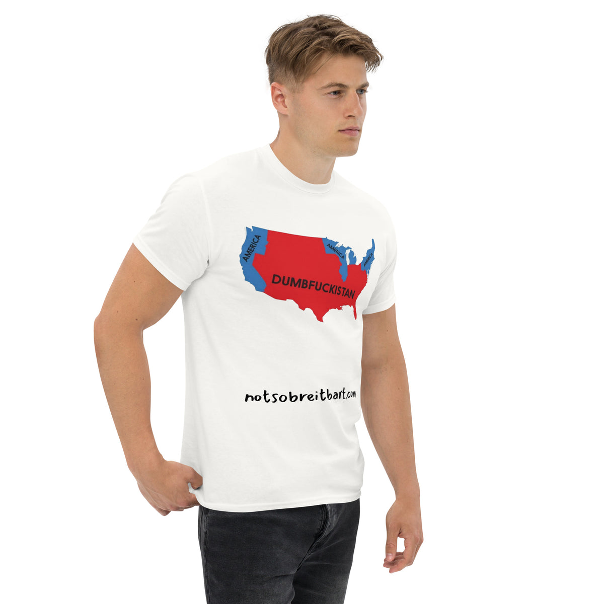 Trump's America:  Dumbfuckistan Unisex classic tee notsobreitbart.com