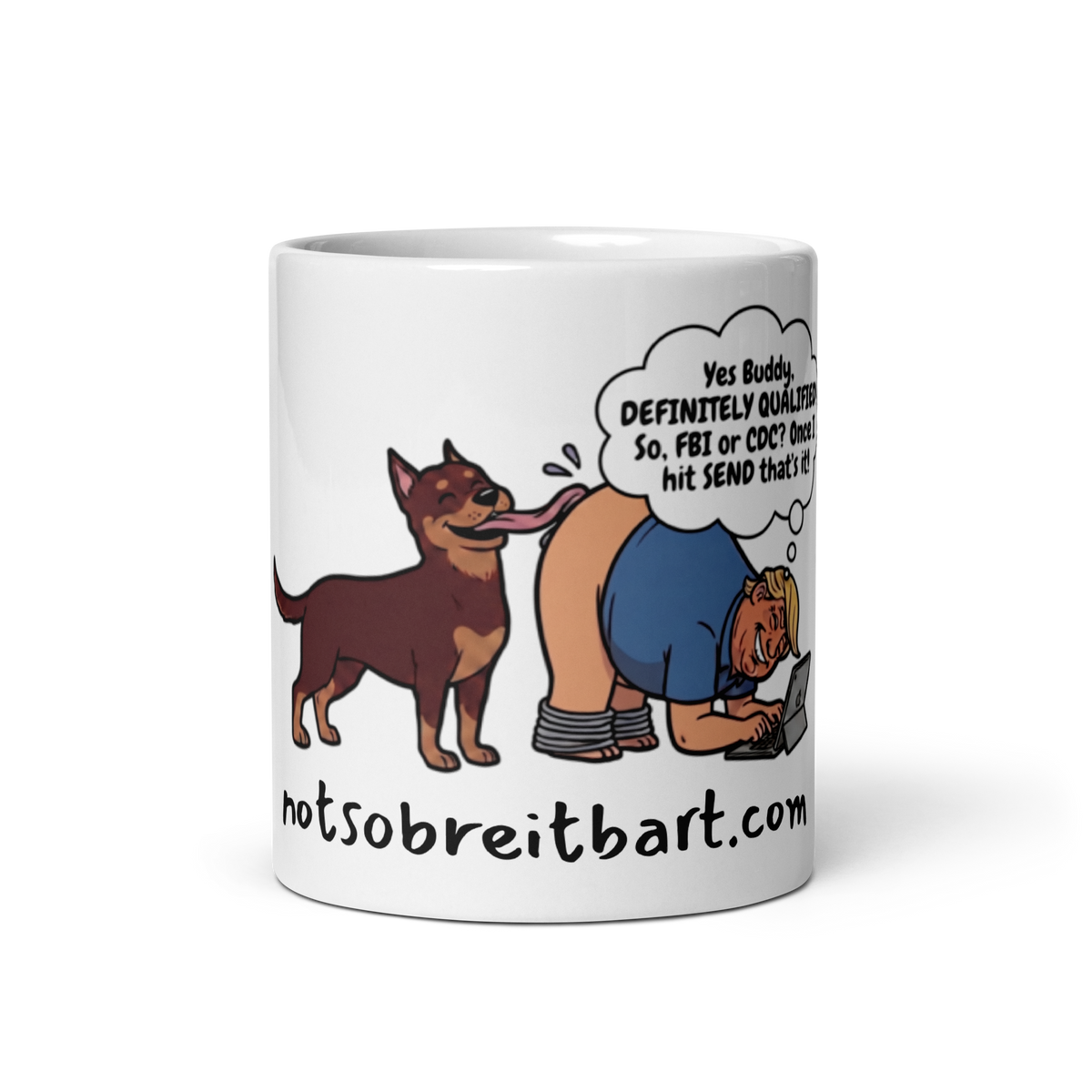 Cabinet Audition White glossy mug notsobreitbart.com