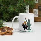Trump Assault on Lady Liberty Mug notsobreitbart.com