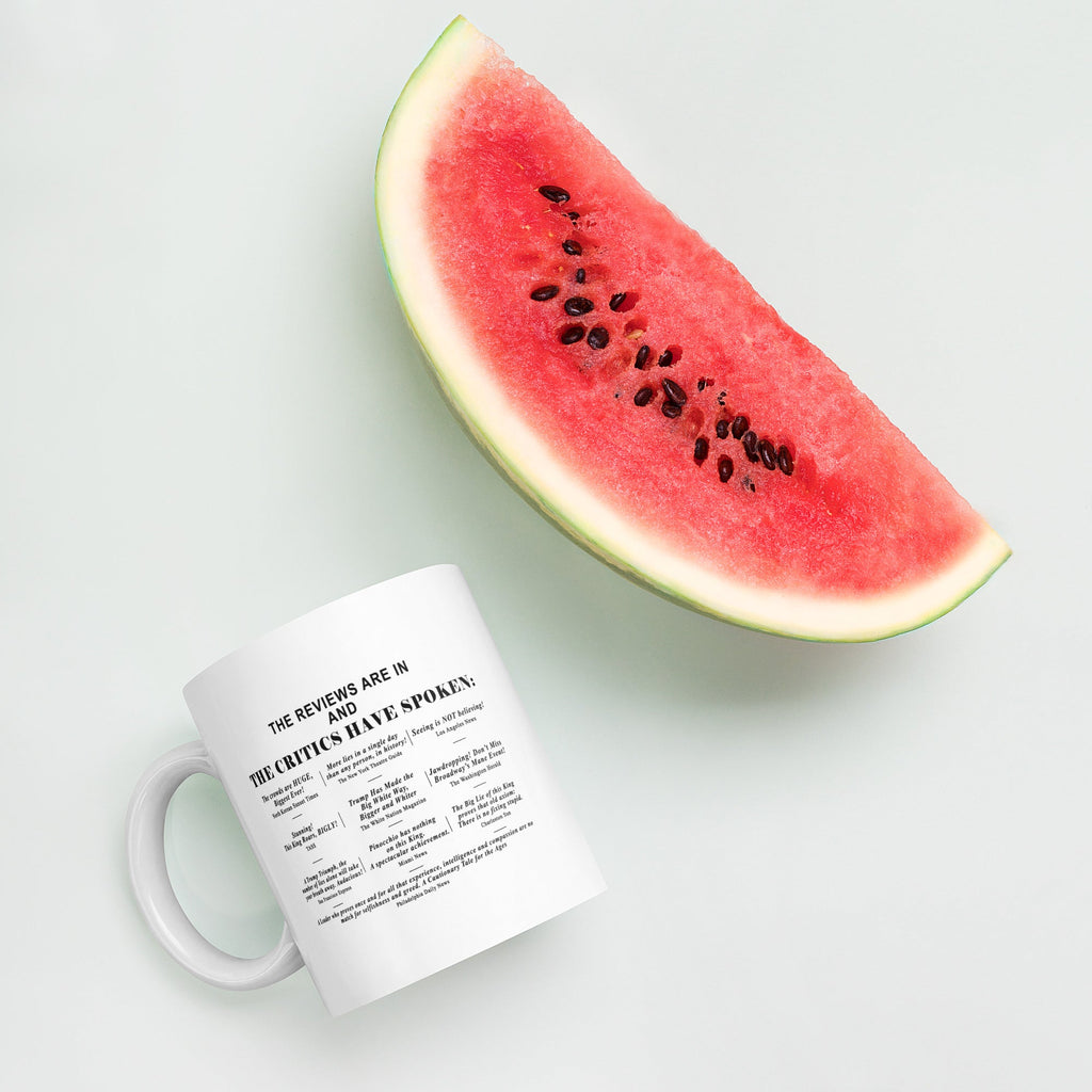 D Trump is the Lyin' King White glossy mug notsobreitbart.com
