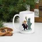 Trump Assault on Lady Liberty Mug notsobreitbart.com