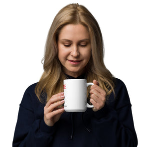 We are Fucked White glossy mug notsobreitbart.com