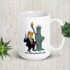 Trump Assault on Lady Liberty Mug notsobreitbart.com