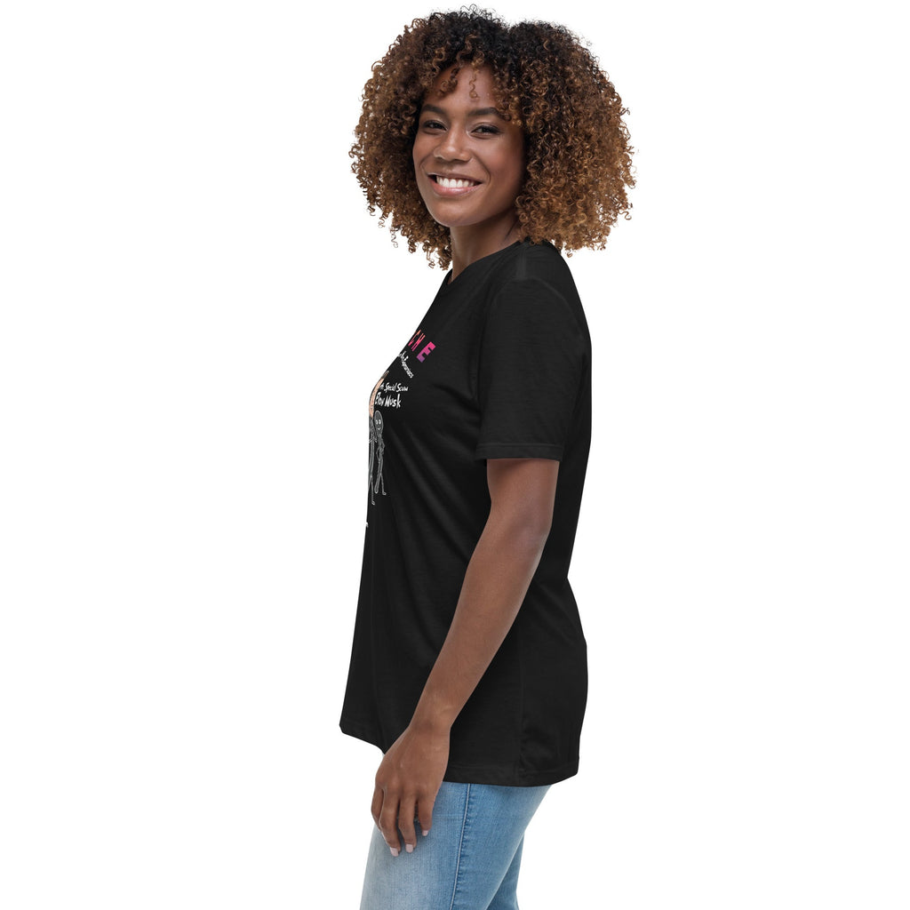 Elon Musk/Doge/Douche Women's Relaxed T-Shirt notsobreitbart.com