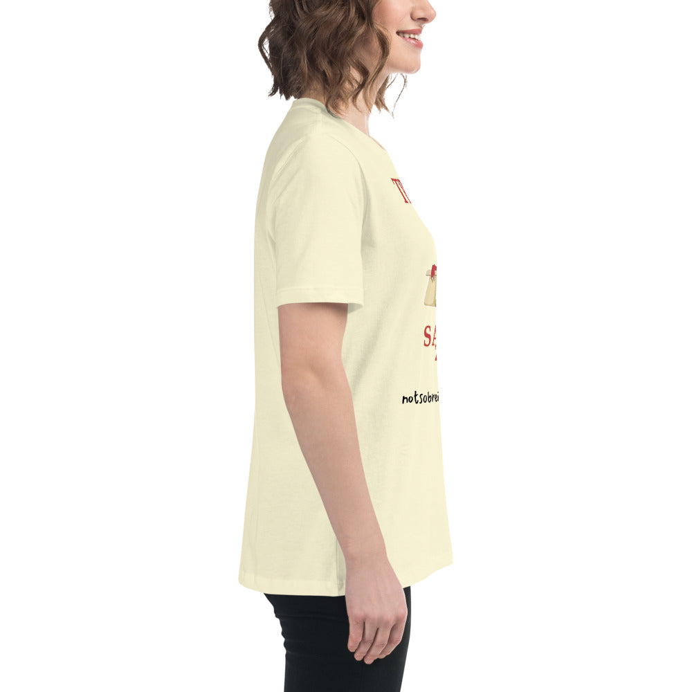 TRUMP/SATAN Women's Relaxed T-Shirt notsobreitbart.com