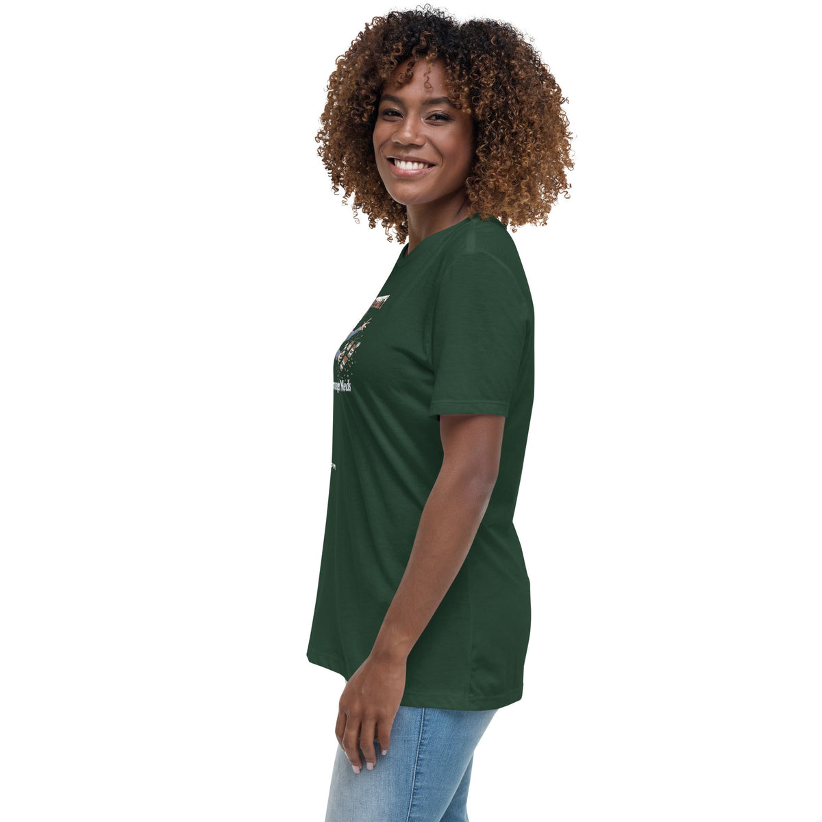 Trump's Stupidity Requires Stronger Meds (design 2) Women's Relaxed T-Shirt notsobreitbart.com