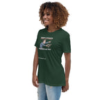 Trump's Stupidity Requires Stronger Meds (design 2) Women's Relaxed T-Shirt notsobreitbart.com