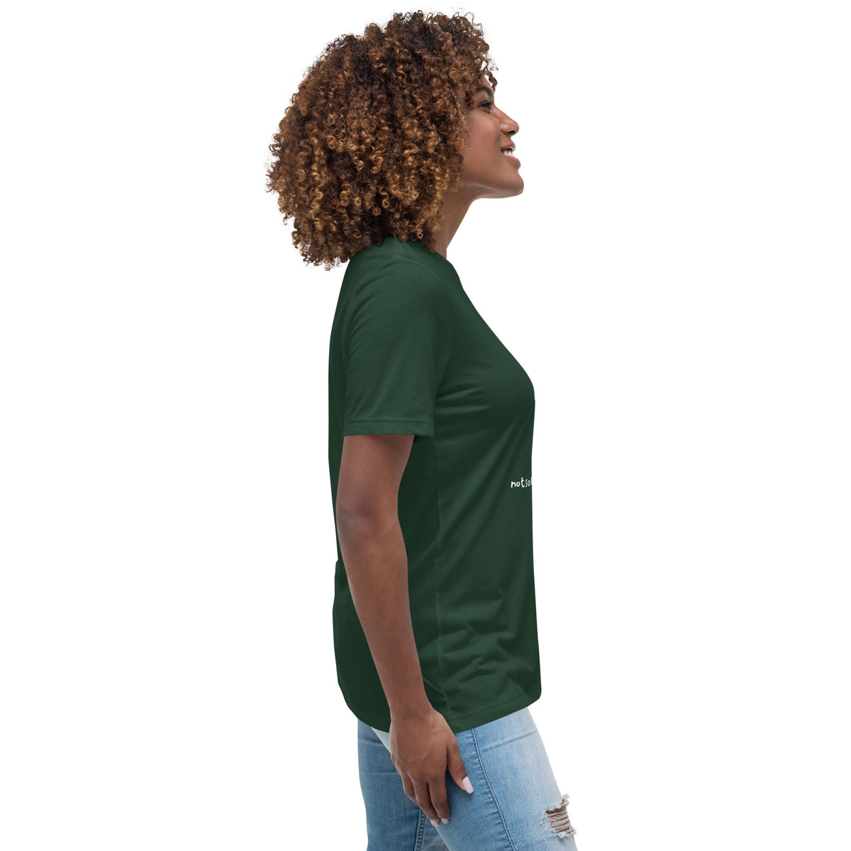 Trump's Stupidity Requires Stronger Meds (design 2) Women's Relaxed T-Shirt notsobreitbart.com
