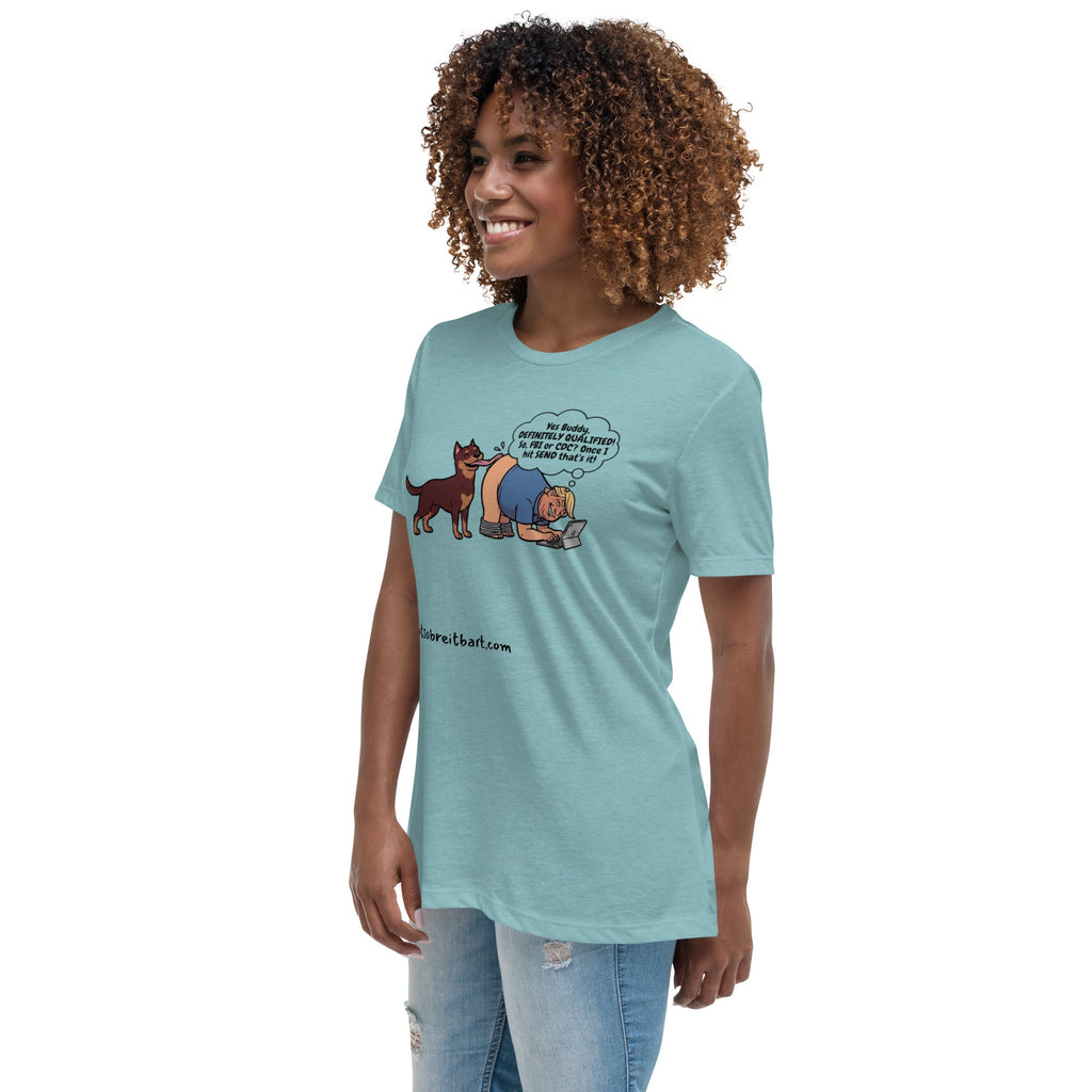 Women's Relaxed T-Shirt notsobreitbart.com