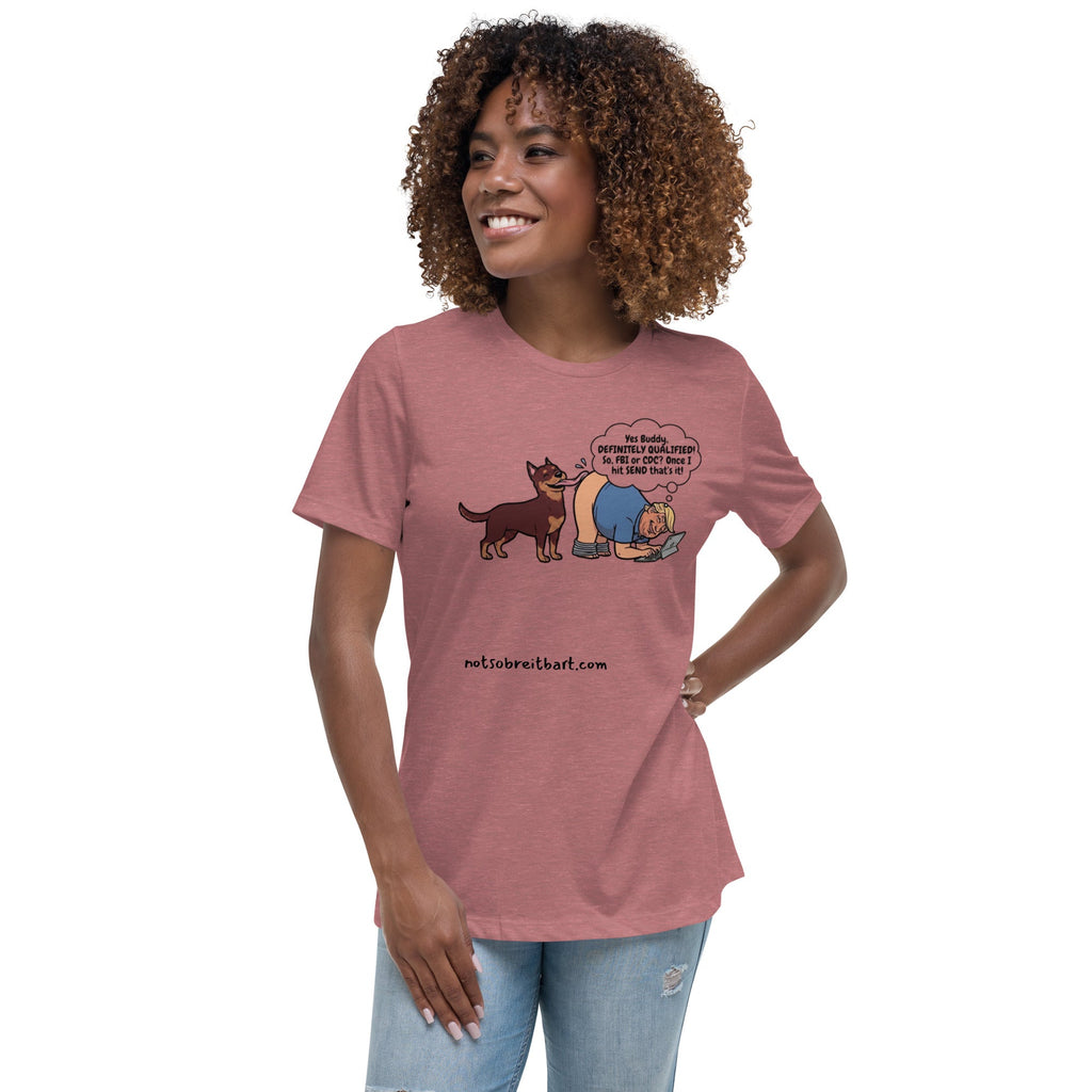 Women's Relaxed T-Shirt notsobreitbart.com