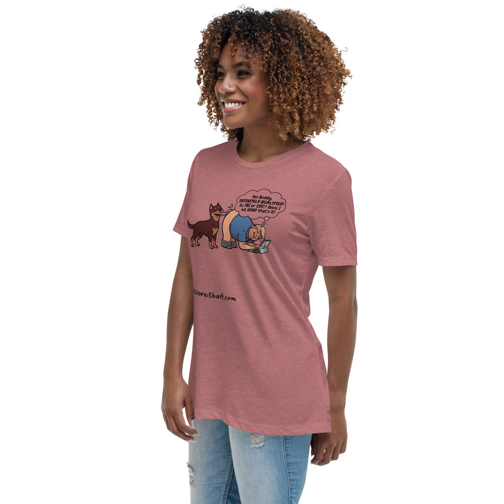 Women's Relaxed T-Shirt notsobreitbart.com