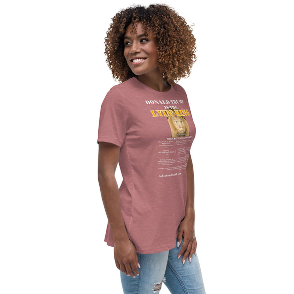 Trump is the Lyin' King!    Women's Relaxed T-Shirt notsobreitbart.com