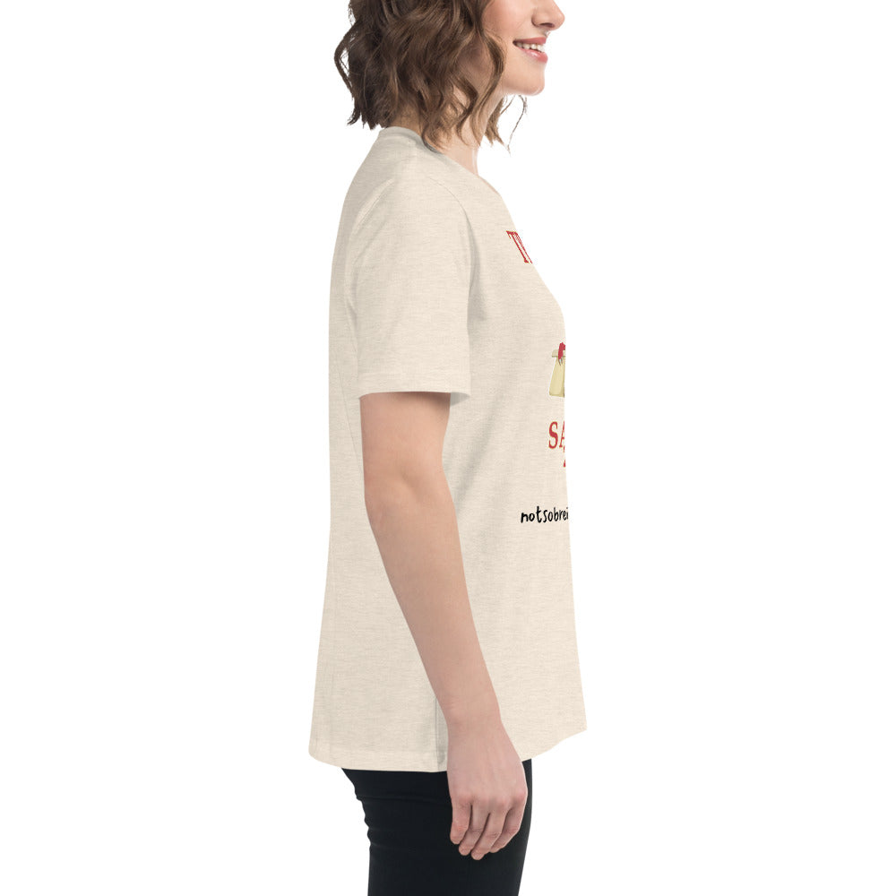 TRUMP/SATAN Women's Relaxed T-Shirt notsobreitbart.com