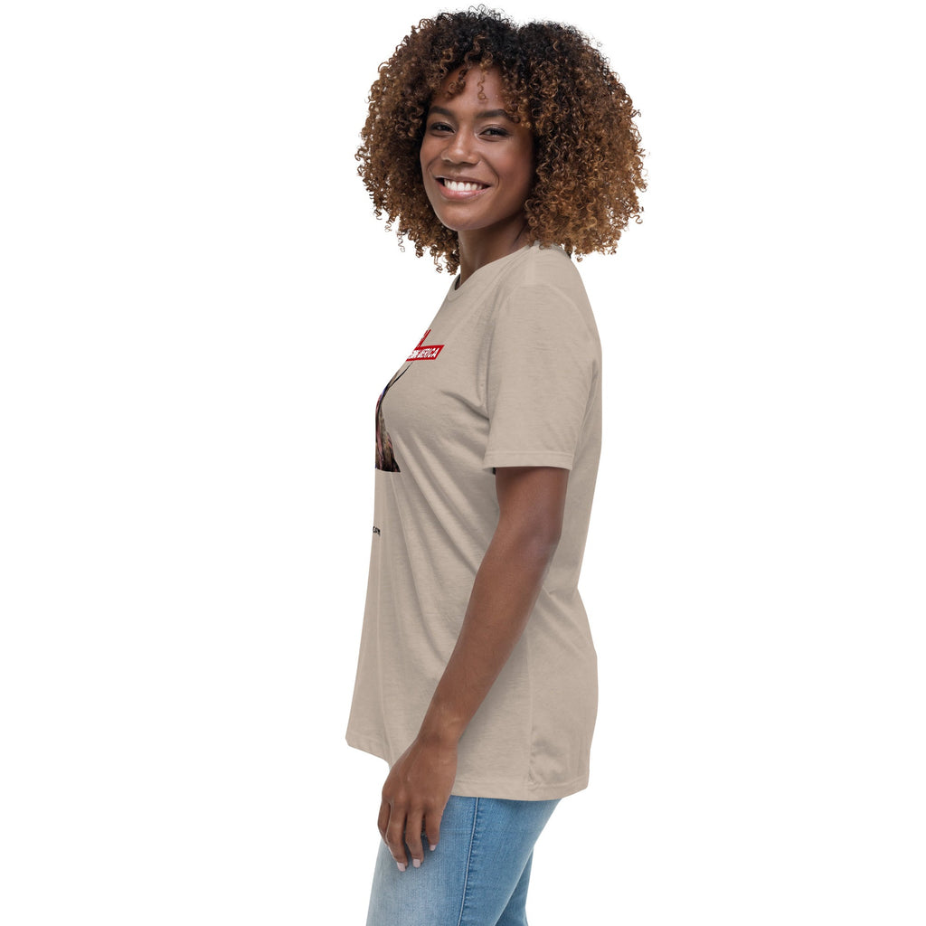 Morons Are Governing America Women's Relaxed T-Shirt notsobreitbart.com