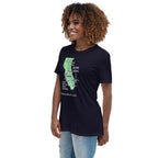 Iran/Trump Golfing Women's Relaxed T-Shirt notsobreitbart.com