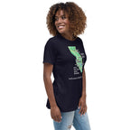 Iran/Trump Golfing Women's Relaxed T-Shirt notsobreitbart.com