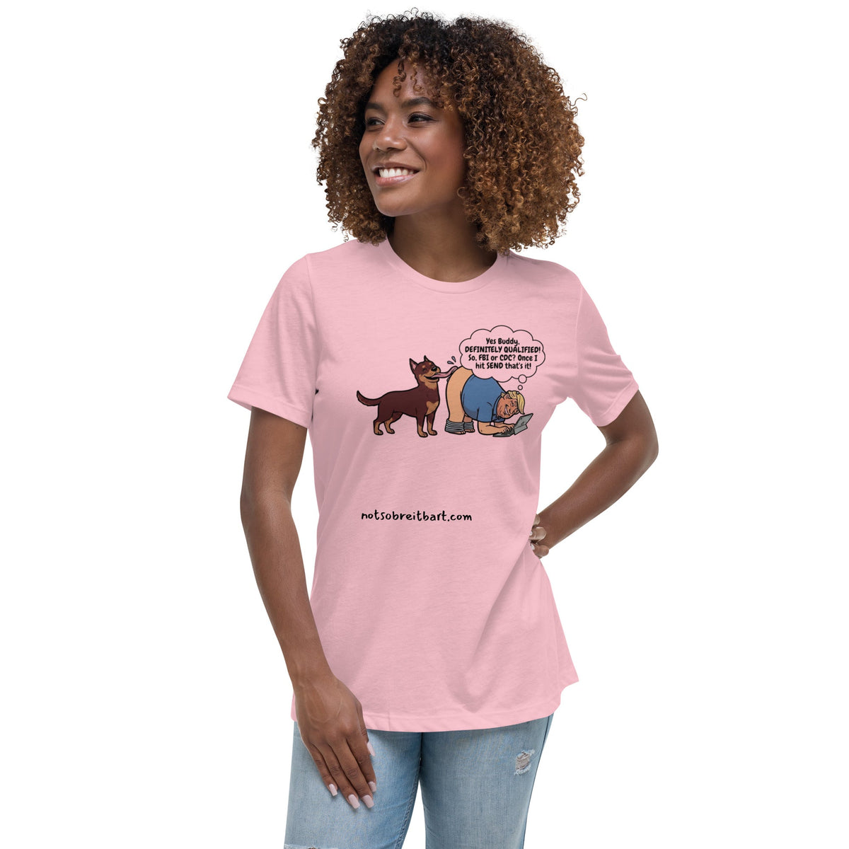 Women's Relaxed T-Shirt notsobreitbart.com