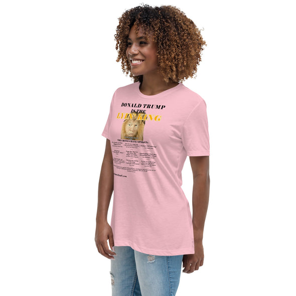 Trump is the Lyin' King!    Women's Relaxed T-Shirt notsobreitbart.com