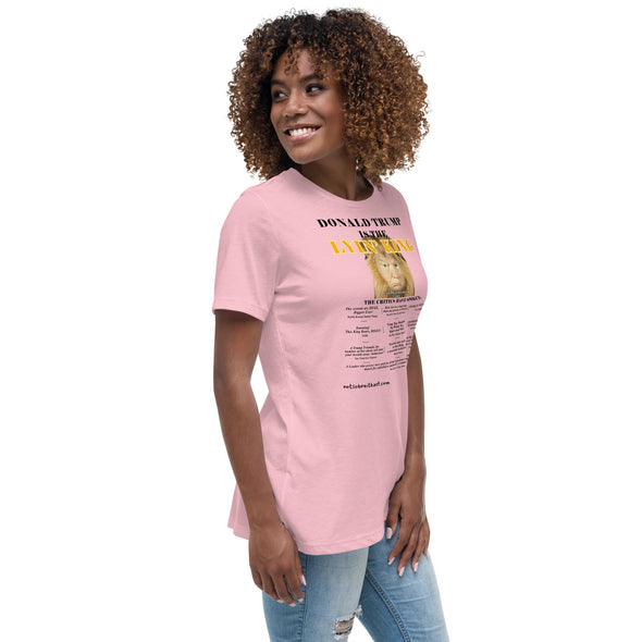 Trump is the Lyin' King!    Women's Relaxed T-Shirt notsobreitbart.com