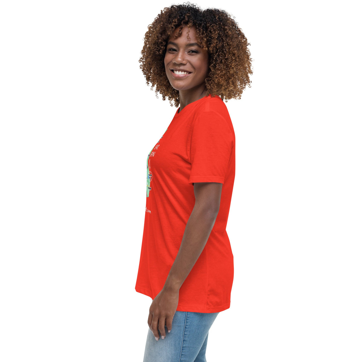 Iran/Trump Golfing Women's Relaxed T-Shirt notsobreitbart.com