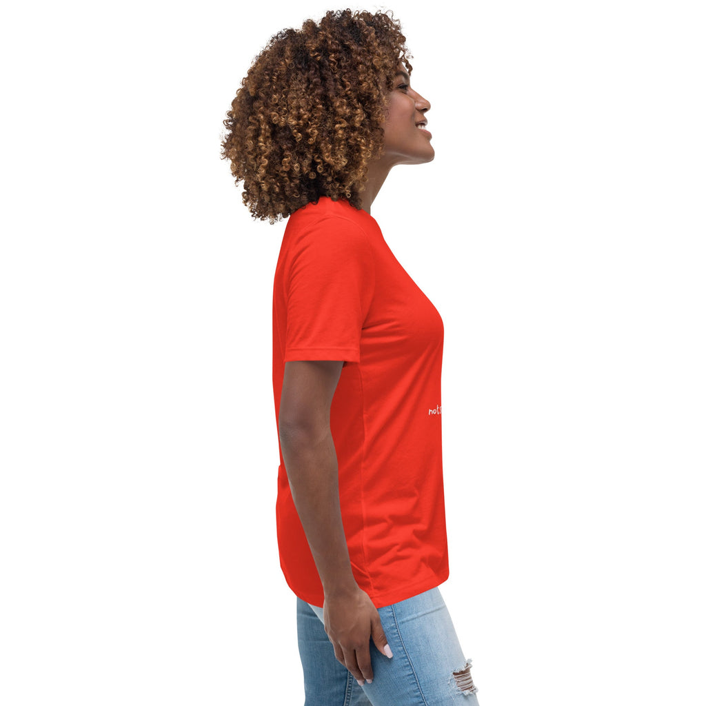 Iran/Trump Golfing Women's Relaxed T-Shirt notsobreitbart.com