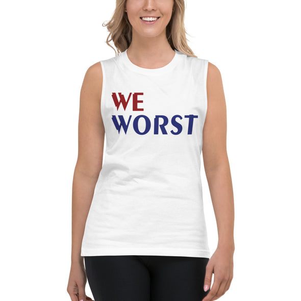 We Worst Muscle Shirt notsobreitbart.com
