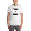 Covid-19 Unrest in the Streets. Trump really does equal Death.  Short-Sleeve Unisex T-Shirt notsobreitbart.com
