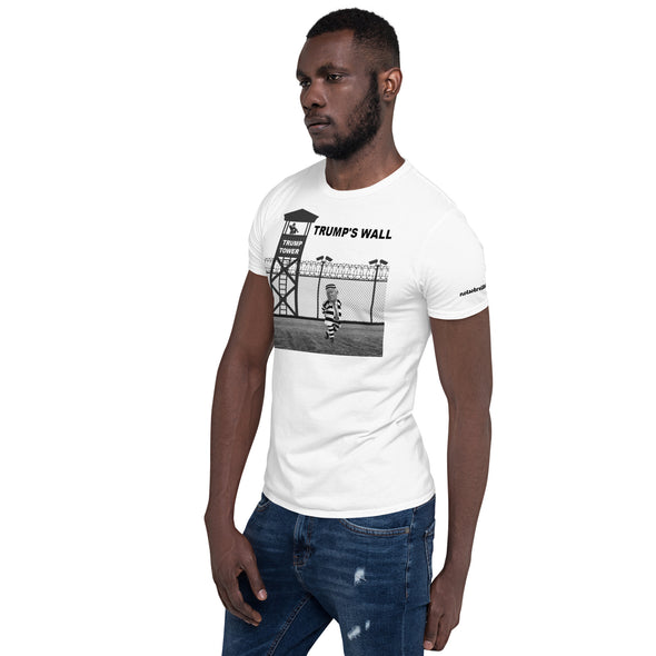 NEW TRUMP TOWER TRUMP's WALL Short-Sleeve Unisex T-Shirt notsobreitbart.com