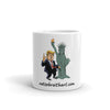 Trump Assault on Lady Liberty Mug notsobreitbart.com